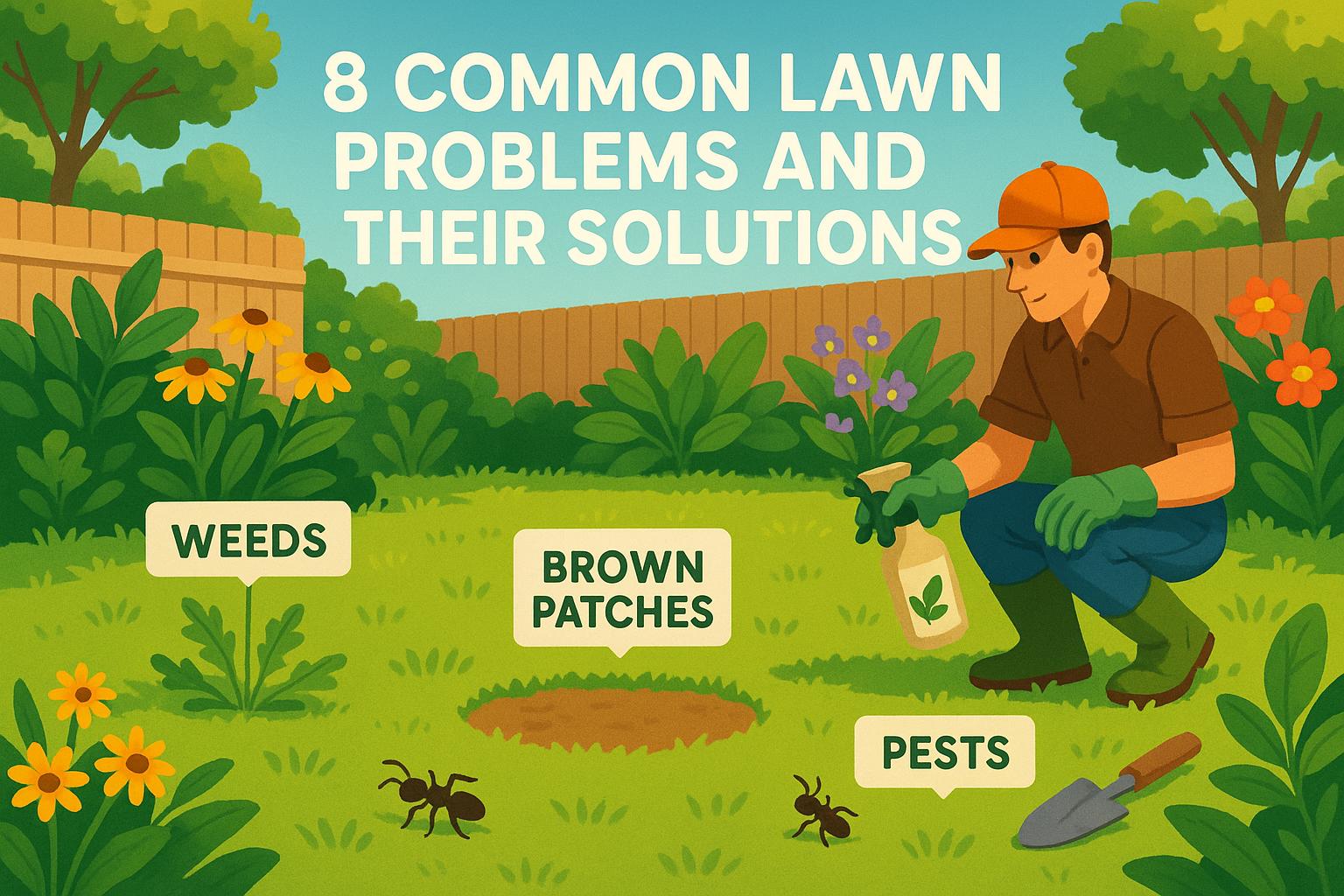 8 Common Lawn Problems and Their Solutions